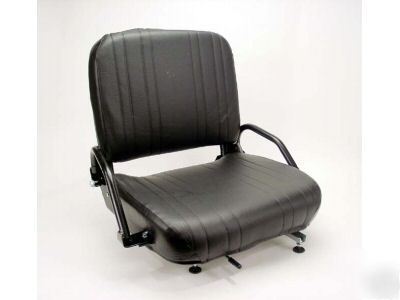 New S349 forklift seat heavy duty vinyl & hip restraint