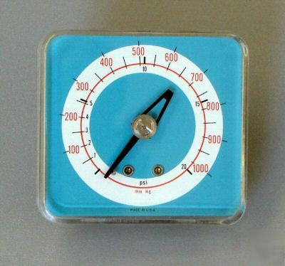 New kidde brand pressure gauge 0-1000MMHG/0-20 psi