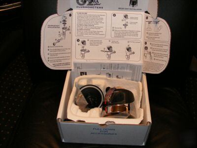 New sloan G2 optima plus ress-u flushometer chrome
