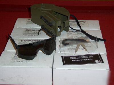 Whoesale lot 8 military ballistic safety glasses lg.