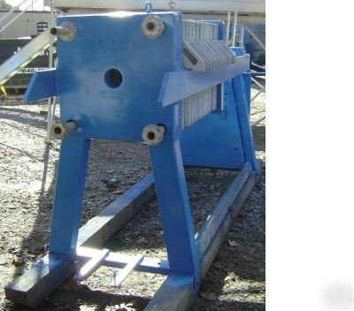 6 cuft expandable star filter press 630 mm gasketed.