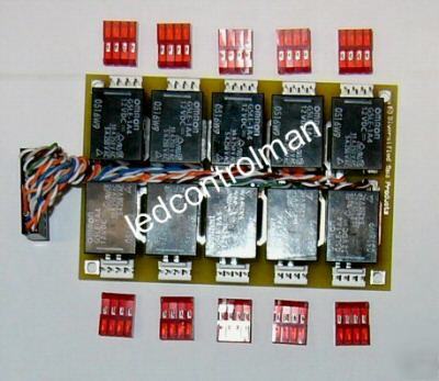 Pcb 10CRB, 10 relay board, 12VDC