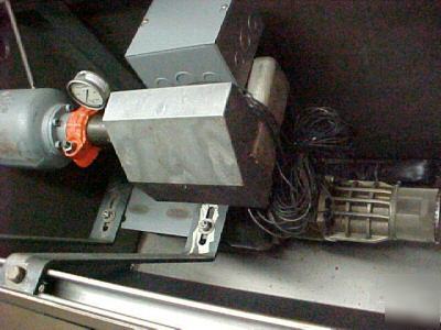 25 hp hydraulic pump and motor: used