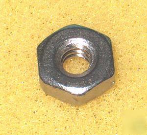 50 hex nuts 6-32 x 5/16