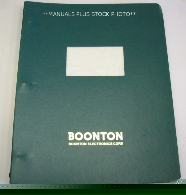 Boonton 240A op/service manual - $5 shipping 