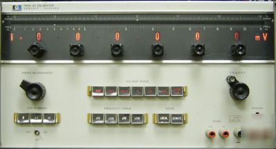 Hp 745A ac calibrator, calibrated, guaranteed