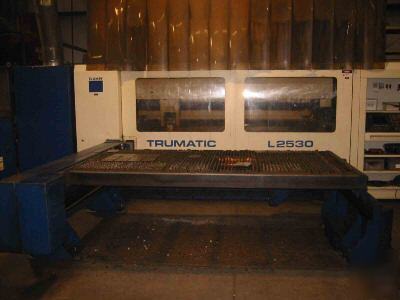 New trumpf L2530 3000 watt laser, 1998