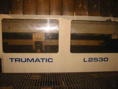 New trumpf L2530 3000 watt laser, 1998
